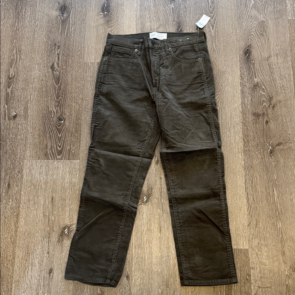 Women’s Gap vintage slim fit Corduroy Pants - Olive